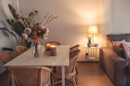 Apartamento La Invencible Terreros Beautiful and cheerful house in San Juan de los Terreros, Andalusia, Spain for 6 persons. The house is situated in a beach resort, in a residential and mountainous beach area, close to shops and supermarkets and 50 m from the beach....