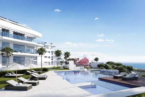 Célere Vitta Nature Winter Modern en luxueus appartement in Mijas Costa, Andalusië, Spanje voor 4 personen. Het appartement is gelegen in een resort, in een kust- en bosrijk gebied, 1 km van El Faro Playa strand, 5 km van Fuengirola en 1 km van de Middellandse Zee....