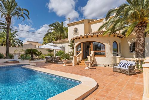 Villa Calara Villa in Javea, Costa Blanca, Spain for 6 persons.  The villa has 3 bedrooms and 3 bathrooms, spread over 2 levels....