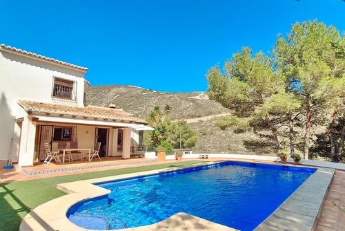 Villa Valle El Portet Villa with private pool in Benitachell - Poble Nou de Benitatxell, Costa Blanca, Spain for 8 persons. The house is situated in a coastal and residential area....