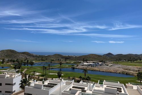 Casa Aguilon Golf View Schöne und komfortable Wohnung in San Juan de los Terreros, Andalusien, Spanien für 4 Personen. Die Wohnung befindet sich in einer Ferienanlage mit einer Bar und einem Restaurant und ist 3 km vom Playa la Entrevista Strand entfernt....