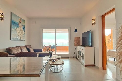 Azurea M A Large and comfortable apartment in Benitachell - Poble Nou de Benitatxell, Costa Blanca, Spain with communal pool for 4 persons. The apartment is situated in a coastal, hilly, and residential area and is 3 km from Cala Moraig beach....