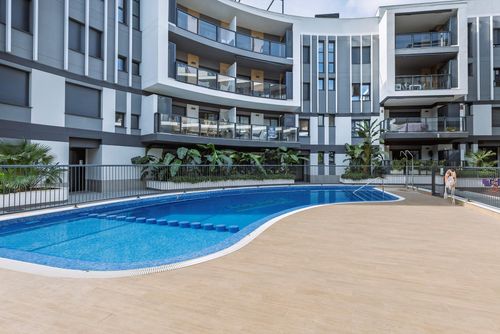 Appartement Sol y Mar LT Apartamento en Javea, Costa Blanca, España, con piscina comunitaria para 4 personas. El apartamento cuenta con 2 dormitorios y 2 baños....