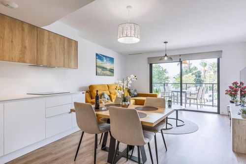 Appartement Sol y Mar LT Apartment in Javea, Costa Blanca, Spain with communal pool for 4 persons. The apartment has 2 bedrooms and 2 bathrooms....