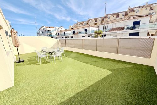 Tierra Marina A3 by homeprive Beautiful and comfortable apartment in Denia, Costa Blanca, Spain with a communal pool for 6 persons. The apartment is situated in a residential beach area, close to restaurants, bars, and supermarkets, and is just 25 m from the beach....