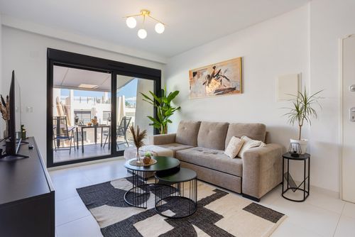 Saoco Paraíso Apartemen yang luar biasa dan nyaman dengan kolam renang bersama di San Miguel de Salinas, Costa Blanca, Spanyol untuk 4 orang. Apartemen ini terletak dekat dengan restoran dan bar, toko-toko, serta supermarket....