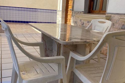 Casa Unamuno Rustikales und klassisches Haus mit Gemeinschaftspool in San Juan de los Terreros, Andalusien, Spanien, für 6 Personen. Das Haus befindet sich in einem Ferienresort, in einem Wohn- und bergigen Strandgebiet, nahe Geschäften und Supermärkten, und 100 m vom Strand entfernt....