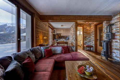 Chalet Fauvette: La Tzoumaz, 4 Vallees, Switzerland. Livingroom