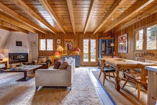 Chalet Les Melezes Lovely and classic holiday house in La Tzoumaz, Four Valleys, Switzerland with heated pool for 6 persons. The house is situated in a mountainous area....