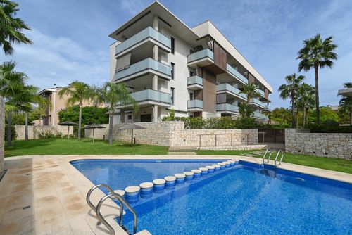 Apartment Blue Arenal: Javea, Costa Blanca, Spain. Communal swimming pool