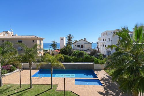Jardines del Mar Wonderful and comfortable apartment with communal pool in Jávea, Costa Blanca, Spain for 6 persons. The apartment is situated in a residential beach area, at 1 km from La Grava, Jávea beach and at 1 km from Mediterráneo, Jávea....