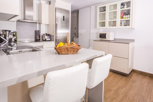 Jardines del Mar Geweldig en comfortabel appartement met gemeenschappelijk zwembad in Jávea, Costa Blanca, Spanje voor 6 personen. Het appartement bevindt zich in een residentiële strandwijk, op 1 km van het strand La Grava, Jávea en op 1 km van de Middellandse Zee in Jávea....