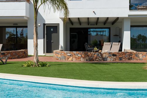 Casa Solana Garden Golf Maravilloso y lujoso apartamento en Los Alcázares, Costa Cálida, España, con una piscina comunitaria para 4 personas. El apartamento se encuentra cerca de tiendas y supermercados y está a 2 km de la playa....