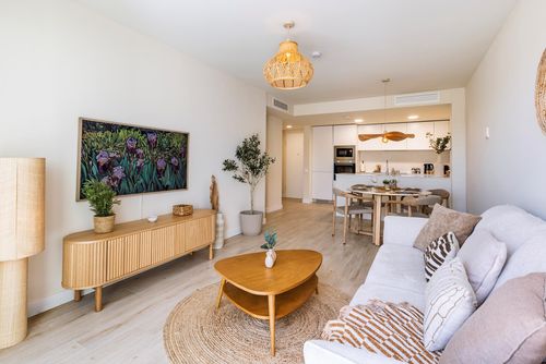 Casa Zavi Apartment in Javea, Costa Blanca, Spain with communal pool for 5 persons. The apartment is situated in an urban area....