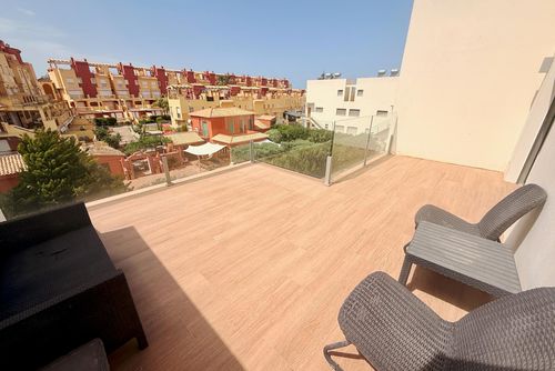 Tierra Marina 18 B7 by homeprive Beautiful and comfortable apartment in Denia, Costa Blanca, Spain with communal pool for 6 persons. The apartment is situated in a residential beach area, close to restaurants, bars, and supermarkets, and is just 25 metres from the beach....