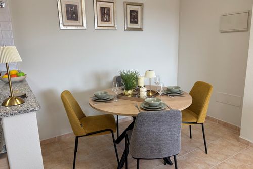 Casa del Sol Beautiful and comfortable apartment in Águilas, Murcia, Spain with a communal pool for 4 persons. The apartment is situated in a rural, urban and mountainous beach area, close to a tennis court and 1 km from the beach....