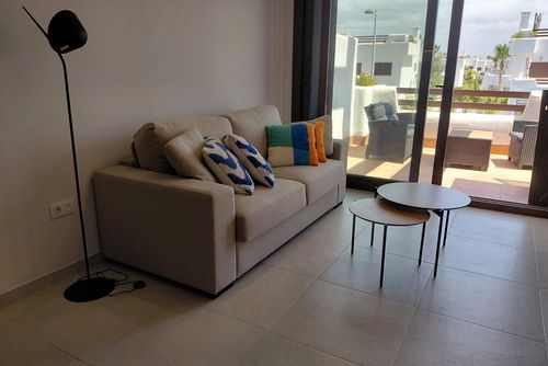 Lemon Tree WINTER Modern en luxe appartement in San Juan de los Terreros, Andalusië, Spanje, met een gemeenschappelijk zwembad voor 4 personen. Het appartement is gelegen in een strandresort, in een residentieel en bergachtig strandgebied, dicht bij supermarkten en slechts 100 m van het strand....