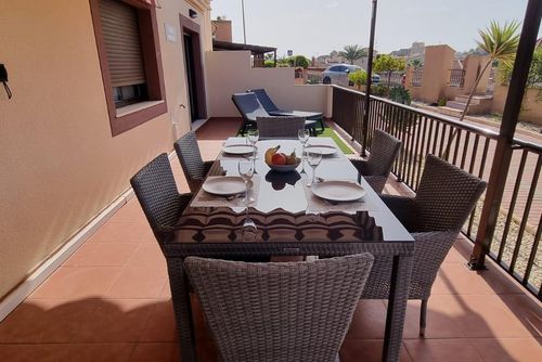 Apartamento Casa Adylize: Aguilas, Murcia, España. Hamacas, Terraza, Comedor al aire libre y Balcón/terraza