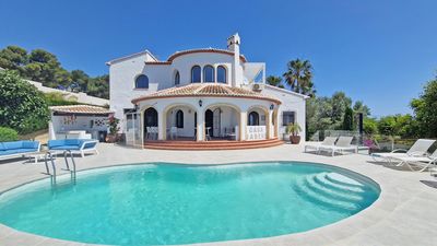 Villa Casa Sabene 4 pax: Javea, Costa Blanca, Spanien. Schwimmbad und Außenküche