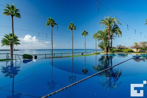Appartement Sotavento 56 - Grupo Turis: Calpe, Costa Blanca, Spanje. Gemeenschappelijk zwembad