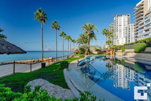 Appartement Sotavento 56 - Grupo Turis: Calpe, Costa Blanca, Spanje. Gemeenschappelijk zwembad