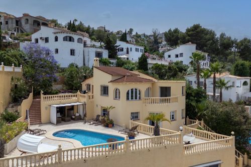 Villa Casa Oliva: Pedreguer, Costa Blanca, Spanien. Terrasse, Lounge sæt, Udenfor lounge område og Indgang