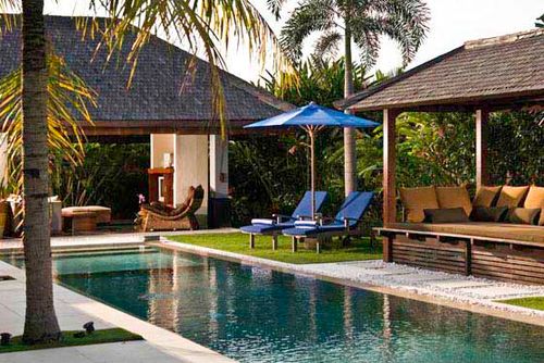 Moyo Mooie en comfortabele villa  met privé zwembad in Umalas, op Bali, Indonesië voor 6 personen...