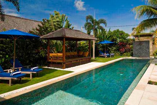 Moyo Mooie en comfortabele villa  met privé zwembad in Umalas, op Bali, Indonesië voor 6 personen...