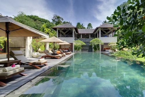 Arsana Estate Grote en  luxe villa  met privé zwembad in Tabanan, op Bali, Indonesië voor 10 personen...