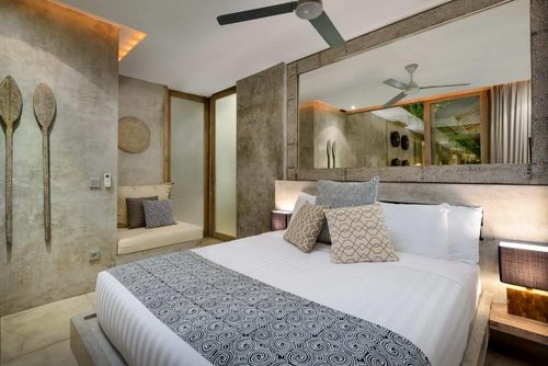 Ipanema Amplia y lujosa villa con piscina privada en Canggu, Bali, Indonesia para 10 personas. La villa se encuentra en una zona rural cerca de la playa, a poca distancia de restaurantes y bares, supermercados y una cancha de tenis, y está a 25 m de la playa de Canggu....