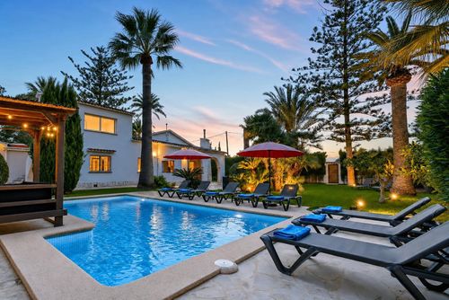 Villa Las Marinas 4: Denia, Costa Blanca, Spain. Garden and swimming pool