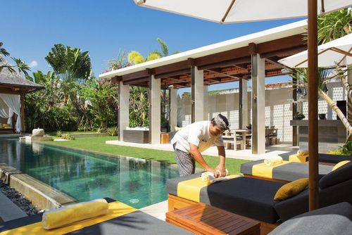 Lilibel Grote en luxe villa  met privé zwembad in Seminyak, op Bali, Indonesië voor 12 personen...