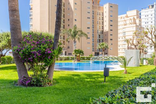 Apolo XIV 104 Appartement in Calpe, Costa Blanca, Spanje met gemeenschappelijk zwembad voor 6 personen. Het appartement is gelegen vlakbij restaurants en bars, winkels en supermarkten, en bevindt zich op 25 m van het Arenal-Bol strand....