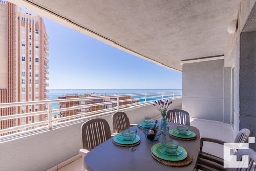 Apolo XIV 104 Apartment with communal pool in Calpe, Costa Blanca, Spain for 6 persons. The apartment is situated close to restaurants and bars, shops and supermarkets, and is 25 m from Arenal-Bol beach....