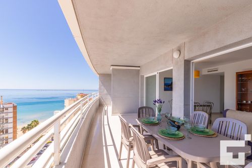 Apolo XIV 104 Apartment with communal pool in Calpe, Costa Blanca, Spain for 6 persons. The apartment is situated close to restaurants and bars, shops and supermarkets, and is 25 m from Arenal-Bol beach....