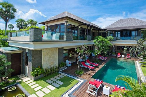 Lega Stor og luksus villa  med privat svømmebasseng i Seminyak, Bali, Indonesia for 10 personer...