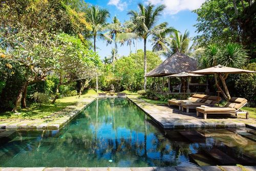 Belong Dua Villa indah dan mewah di Seseh, Bali, Indonesia  dengan kolam renang pribadi untuk 4 orang...