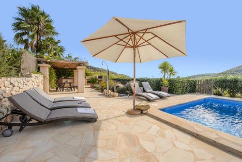 Romeros I Gårdshus i Cala D Hort, Ibiza, Spania  med privat svømmebasseng for 7 personer...