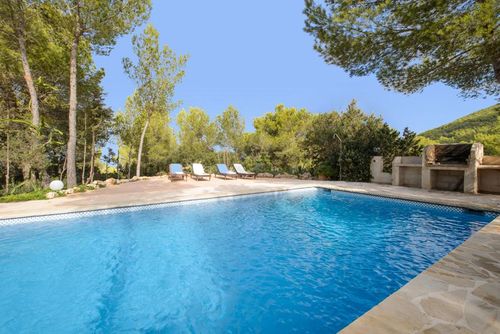 Romeros II Nydelig og komfortabel villa i Cala D Hort, Ibiza, Spania  med privat svømmebasseng for 8 personer...