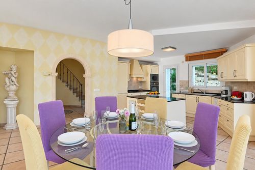 Villa Jarmila: Javea, Costa Blanca, Spain. Dining room and Kitchen-dining room