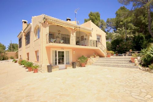 Villa Romero: Jávea, Costa Blanca, España. Fachada / entrada