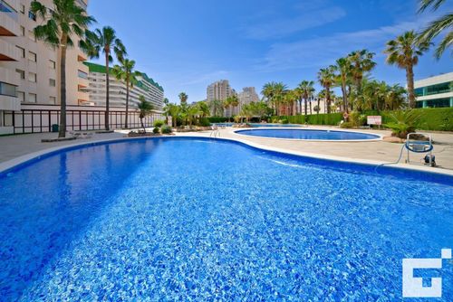 Coralbeach 318B Apartamento con piscina comunitaria en Calpe, Costa Blanca, España, para 4 personas. El apartamento está situado cerca de un campo de golf, restaurantes y bares, tiendas y supermercados, y se encuentra a 200 m de la playa de La Fossa / Levante....