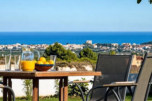 Villa Orlando: Jávea, Costa Blanca, España. Jardín, Mueble para exteriores, Comedor al aire libre, Terraza y Piscina