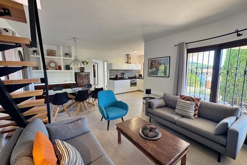 Villa Castell Rustic and lovely villa with heated pool in Calonge, Catalonia, Spain for 8 persons. The house is situated in a residential area....