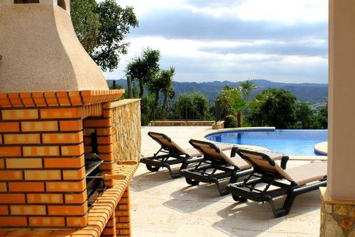 Villa Ojo Azul Nowoczesna, luksusowa willa w Santa Cristina d'Aro, Katalonia, Hiszpania  z basenem za 8 osoby...