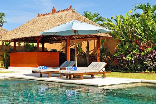 Vara Villa grande y de lujo en Seminyak, Bali, Indonesia  con piscina privada para 8 personas...