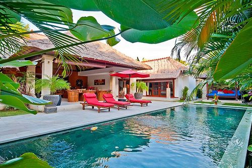 Olive Mooie en luxe villa  met privé zwembad in Seminyak, op Bali, Indonesië voor 6 personen...
