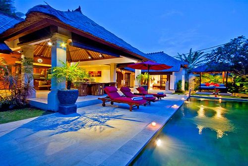 Olive Villa bonita y de lujo  con piscina privada en Seminyak, Bali, Indonesia para 6 personas...