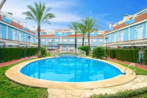 Alfar II A Casa de vacaciones bonita y confortable en Els Poblets, en la Costa Blanca, España  con piscina comunitaria para 5 personas...