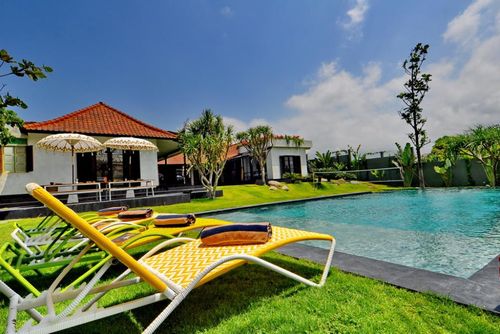 Del Boca Villa maravillosa y de lujo  con piscina privada en Canggu, Bali, Indonesia para 8 personas...